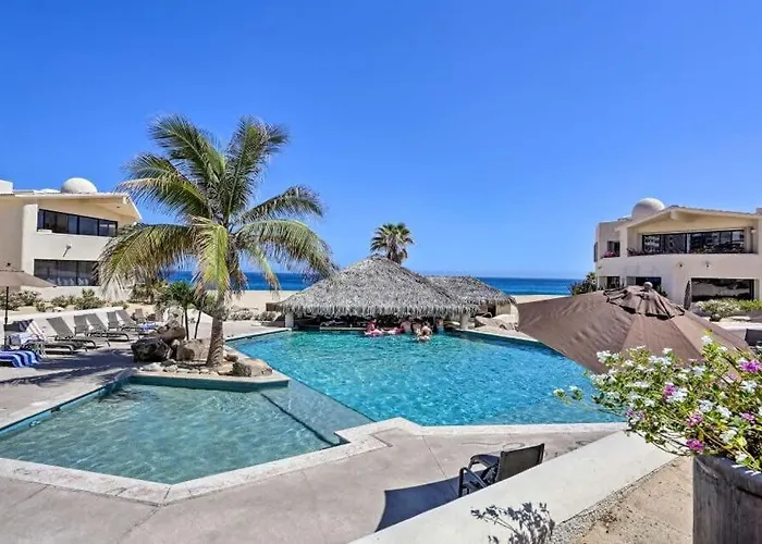 Сasa de vacaciones Unit 135 - Beachfront Heaven Ocean Front At Terrasol Cabo San Lucas